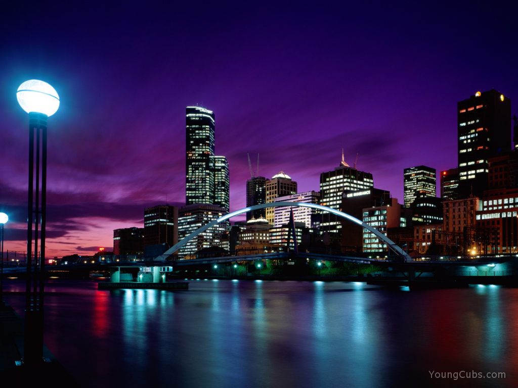 Sunset Over Melbourne, Australia